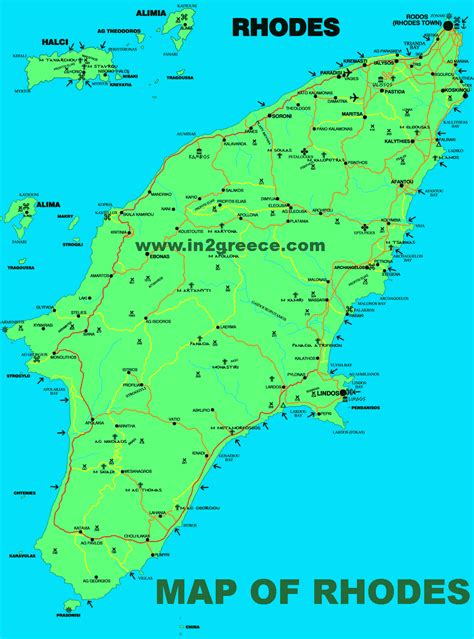 map  rhodes greece