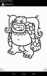 Singing Monster Wubbox Colorir Ecx Shout Msm Divyajanani sketch template