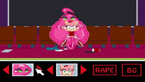 rule 34 1girls amy rose animated animated clenched teeth clothed