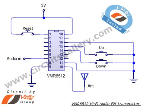 simple fm transmitter circuit schematic long range short range  vmr  fi audio fm