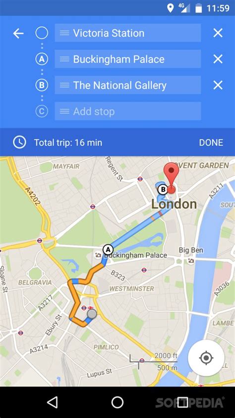 google maps  android  ios  multiple destinations feature