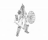 Skyrim Spriggan Scrolls Elder Pages Coloring Stormcloak Orc Printable Template Yumiko Fujiwara sketch template