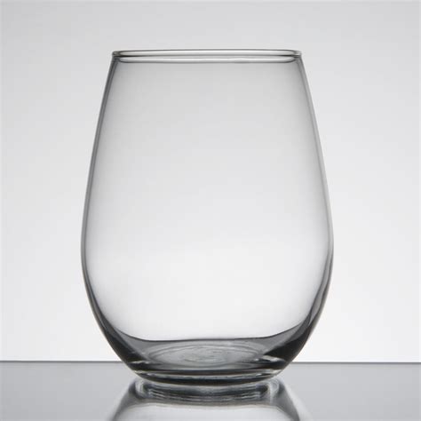 Libbey 217 12 Oz Customizable Stemless White Wine Glass