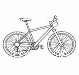 Bike Coloring Mountain Bicycle Pages Bmx Color Biker Printable Dessin Coloriage Getcolorings Getdrawings Pag Print Colorings Bicyclette Sur Du sketch template