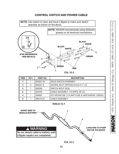 maxon liftgate switch wiring diagram wiring diagram pictures
