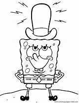 Coloring Spongebob Pages Squarepants Cartoon Character Color Printable Kids Bob Sheets Esponja Characters sketch template