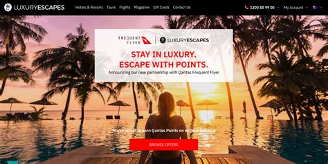 qantas extends partnership with luxury escapes