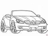 Mercedes Benz Slk Coloring Pages Car Drawing Class Clipart Smart Color Printable Super Mercedez Convertible Getcolorings Main 2009 2010 sketch template