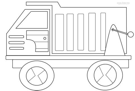 printable dump truck coloring pages  kids coolbkids truck