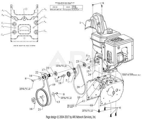 troy bilt ahp storm   parts diagram  engine drive