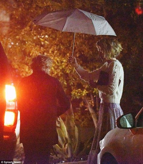 Sarah Paulson Holds Umbrella For Rumoured Girlfriend