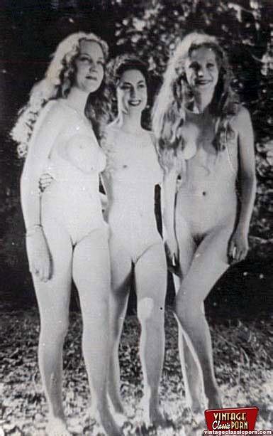 Hairy Nude Several Outdoor Vintage Ladies Xxx Dessert Picture 10