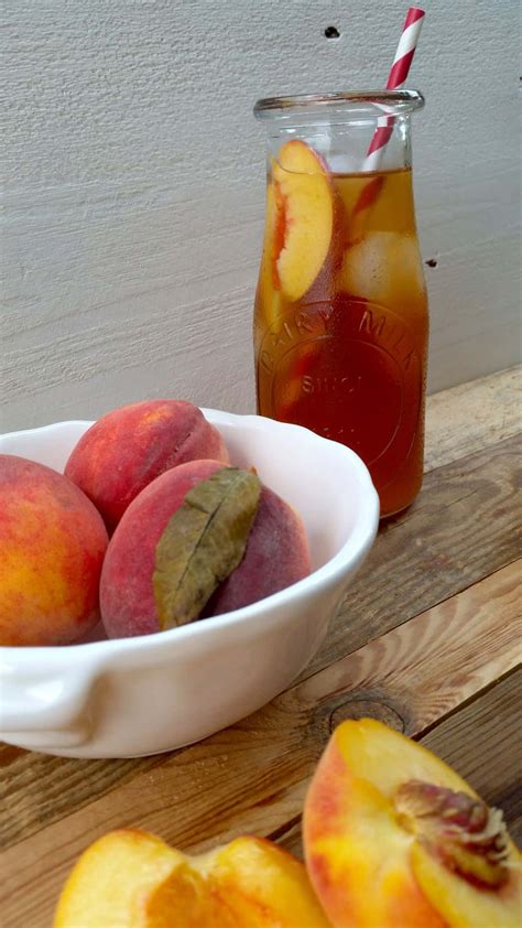 sweetened peach iced tea lord byron s kitchen