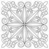 Coloring Quilting sketch template