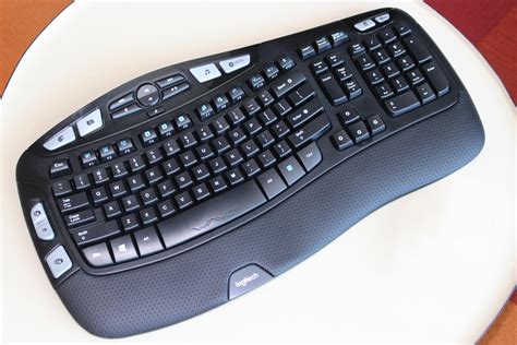 logitech wireless keyboard  review  ergonomic keyboard