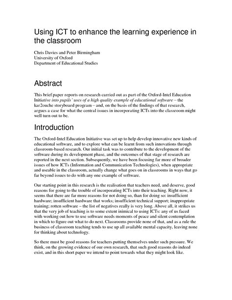 sample abstract  research paper examples abstracts