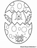 Easter Chick Colour Coloring Egg Templates Labels Animals sketch template