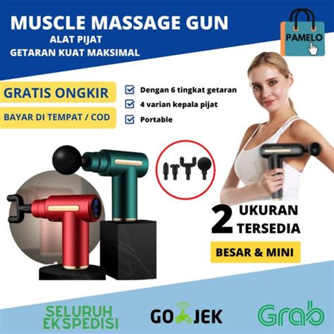 Promo Fascial Gun Massage Gun Alat Pijat Portable Terapi Relaksasi