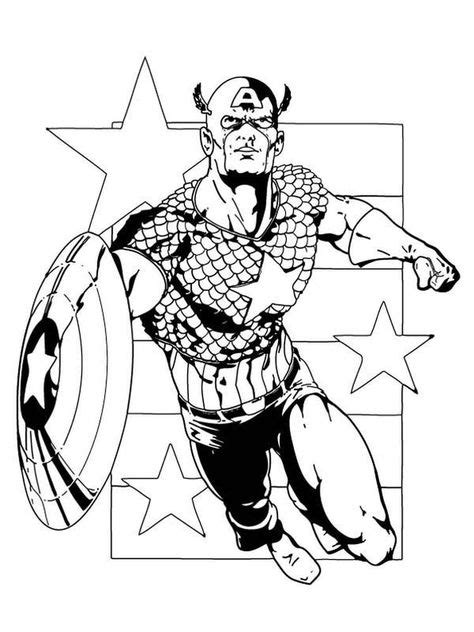 captain america colouring  page captain america coloring pages