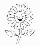 Sunflower Coloring Kids Smile Pages Drawing Clipart Color Drawings Flowers Getdrawings Step Popular Getcolorings Library Anycoloring sketch template