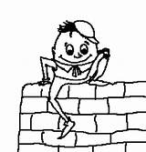 Dumpty Humpty Coloring Wall Pages Hopping Drawing Template Getdrawings sketch template