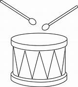 Drum Drums Outline Musical Tambourine Percussion Colouring Drawings Marching Drumline Colorable Webstockreview Kids Snare sketch template