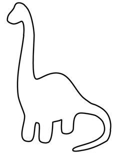 dinosaur templates   outline   dinosaur