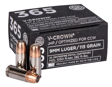 sig sauer introduces  sig  ammunition optimized  everyday carry  gun culture