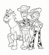 Coloring Toy Story Pages Woody Jessie Disney Clipart Buzz Drawing Printable Print Book Color Bullseye Getdrawings Comments Getcolorings Library Lovely sketch template