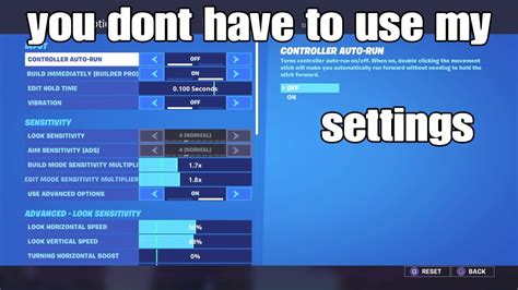 controller setting youtube