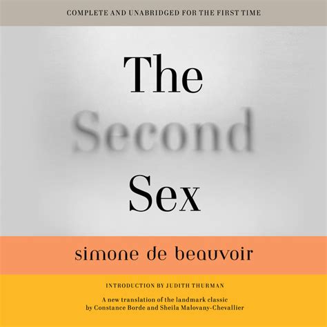 The Second Sex By Simone De Beauvoir Penguin Random House Audio