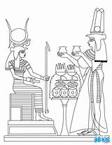Coloring Pages Egypt Ancient Egyptian Kids Print Painting Colouring Printable Goddess Hellokids Nefertiti Easy Color Gods Clipart Queen Watercolor Online sketch template