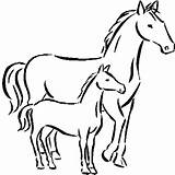 Horse Coloring Pages Horses Kids Print Drawing Printable Cute Drawings Colouring Color Quarter Easy Baby Clip Clipart Barbie 2208 Animals sketch template
