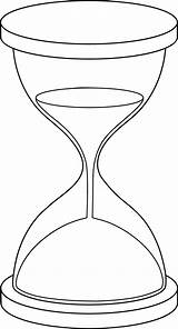 Hourglass Drawing Line Clock Clip Tattoo Sand Coloring Pages Drawings Ampulheta Hour Sanduhr Broken Para Colorir Template Lineart Outline Glass sketch template