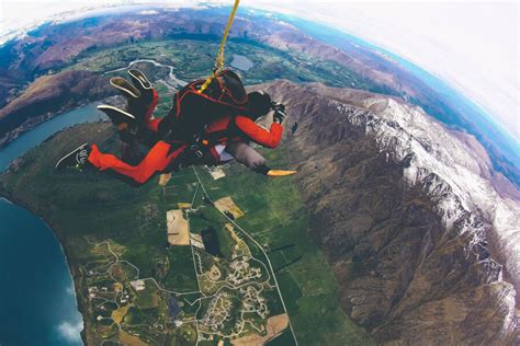 skydiving  queenstown  zealand
