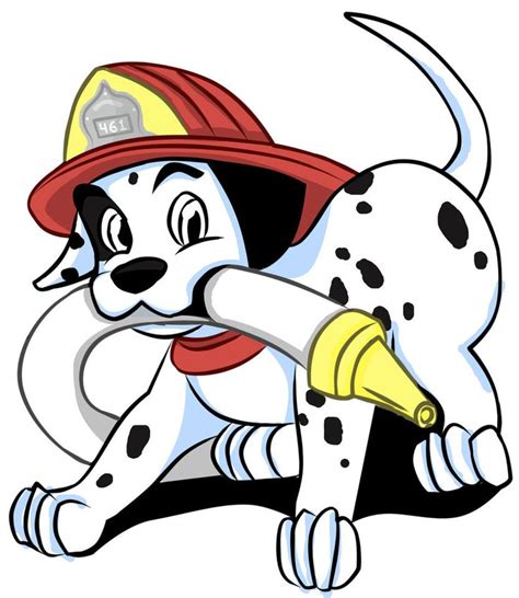 dalmatian fire dog coloring pages fieltros patiki