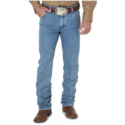 wrangler mens premium performance advanced comfort cowboy cut regular fit jeans  jeans