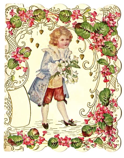 Free Valentine S Day Clip Art Vintage Postcards The