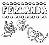 Fernanda Nome Pintar Nomes sketch template