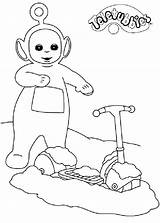 Coloring Noo Teletubbies Printable Pages sketch template