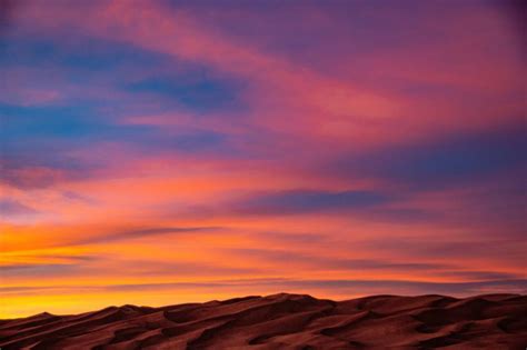 wallpaper sand desert sunset sky hd widescreen high definition