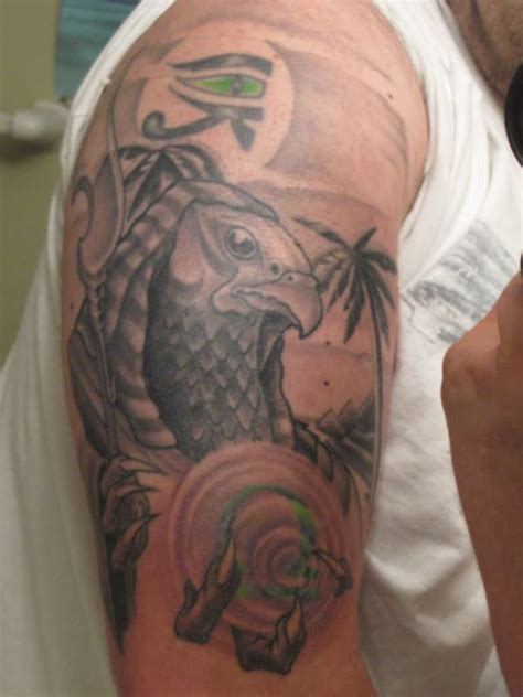 Egyptian God Horus Arm Tattoo Tattoomagz › Tattoo