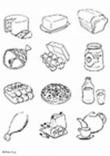 Alimentazione Kleurplaat Voeding Educolor sketch template