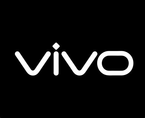 vivo brand logo phone symbol  white design chinese mobile vector