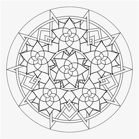 easy geometric shapes coloring pages  geometric coloring pages