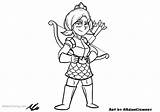 Royale Clash Drawing Line Coloring Pages Kids Printable sketch template