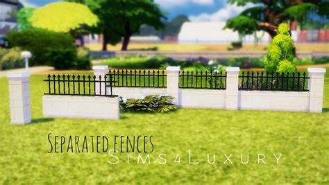 sims  ccs   separated fences  simsluxury
