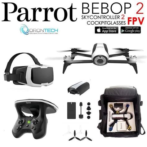 pack fpv bebop  drone cockpitglasses lunette fpv skycontroller  sac de transport