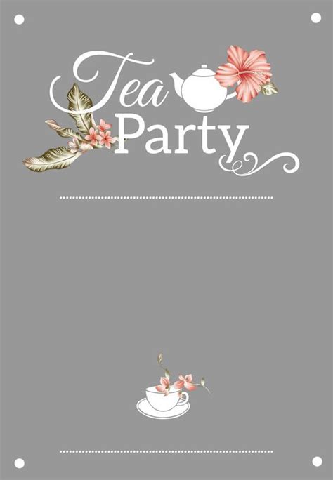 tea party baby shower invitation zazzlecom tea party invitations