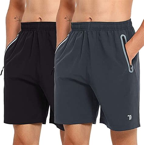 bgowatu men s 7 inches running athletic shorts quick dry workout gym